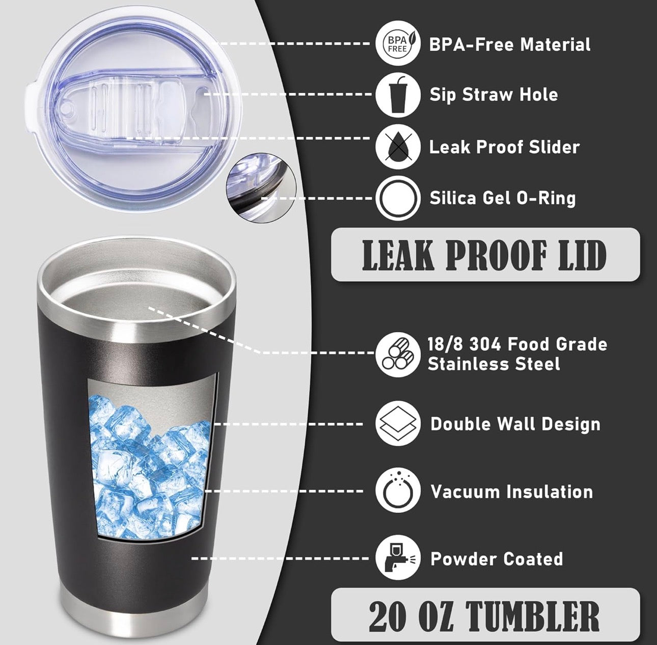 DEAD-EE’S Tumbler – Coffee, Violence & Freedom | Dead Reckoning Supply Co.